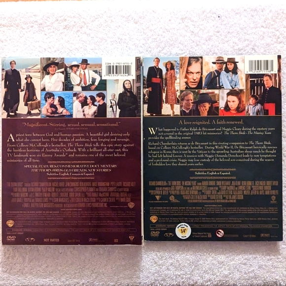 DVD: The Thorn Birds & The Thorn Birds: The Missing Years - Picture 2 of 5